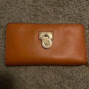 Michael Kors Orange Wallet